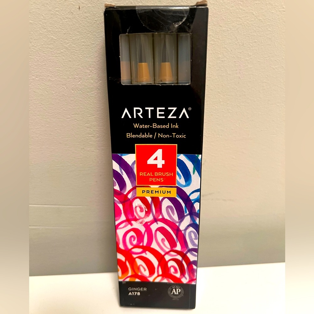 Arteza Real Brush Pens Set Ginger A178 Sealed